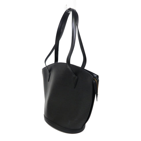 LOUIS VUITTON LV GHW Saint Jacques Shoulder Bag M52272 Epi Leather Black