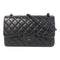 CHANEL Quilted CC Large Classic Chain Shoulder Bag A58600 Lambskin Leather Black