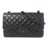 CHANEL Quilted CC Large Classic Chain Shoulder Bag A58600 Lambskin Leather Black