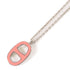 HERMES PHW Roulis Necklace Metal Pink/Silver