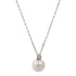 SWAROVSKI Necklace Crystal Pearl/Metal Silver/White