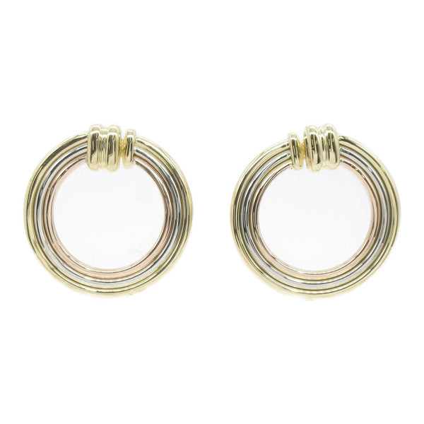 CARTIER Trinity Earrings 18 K Yellow White Pink Gold
