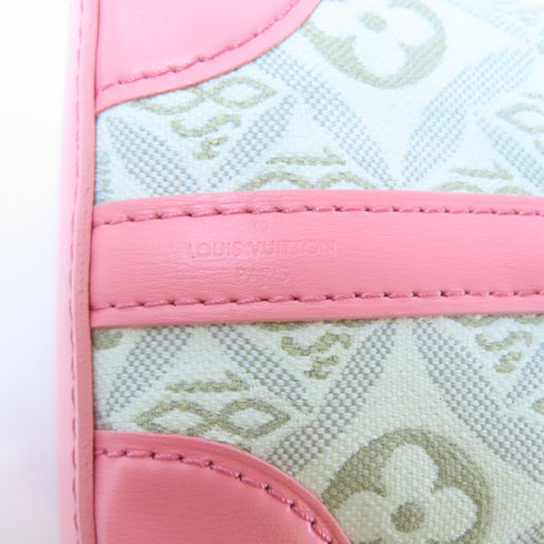 LOUIS VUITTON LV GHW Noe Purse Shoulder Bag M81112 Canvas Beige/Pink