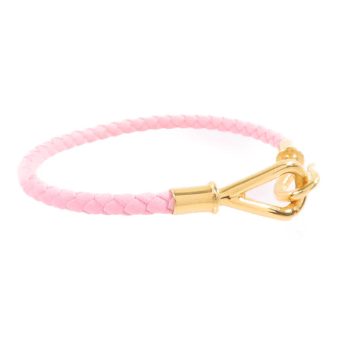 HERMES GHW Jumbo H Bracelet Swift leather Metal