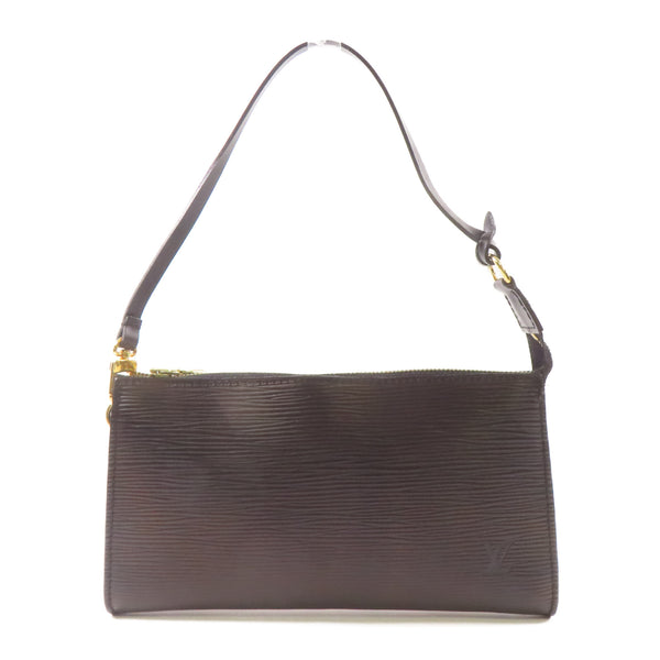 LOUIS VUITTON LV GHW Pochette Accessories Pouch M52942 Epi Black v1