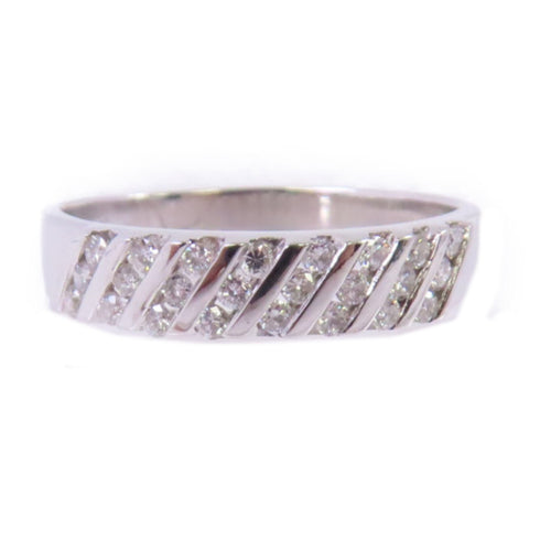 FINE JEWELRY 0.30ct Diamond Ring US#7.5 18K White Gold