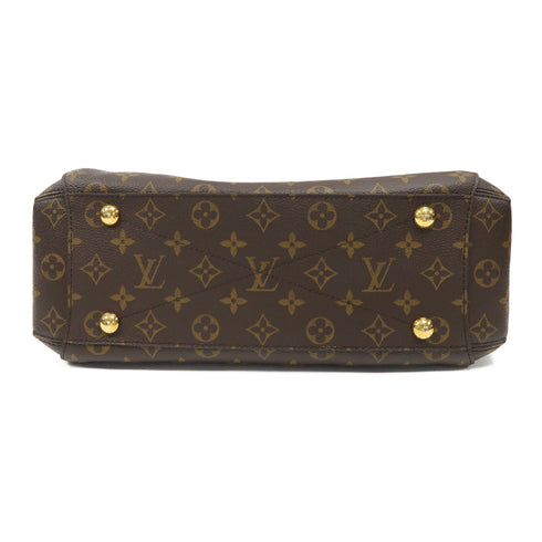 LOUIS VUITTON LV GHW Montaigne MM 2 Way Bag Handbag M41056 Monogram Brown v1