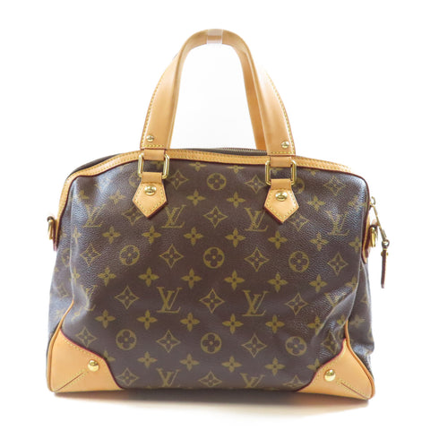 LOUIS VUITTON LV GHW Retiro PM 2 Way Shoulder Bag Handbag M40325 Monogram Brown