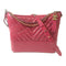 CHANEL CC Gabrielle Shoulder Bag Leather Red
