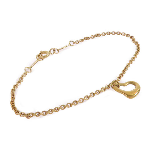 TIFFANY&CO Open Heart Bracelet 18K Yellow Gold