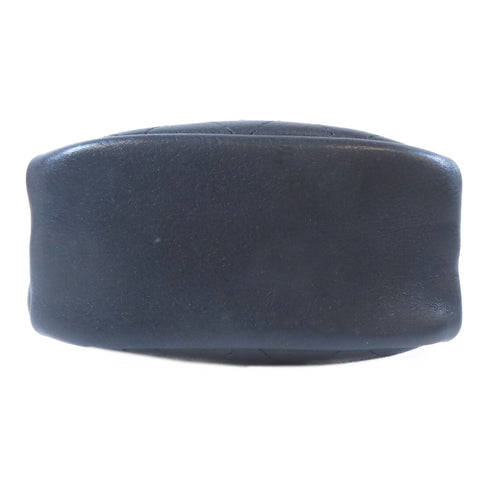 CHANEL Quilted CC GHW Chain Shoulder Bag Calfskin Leather Black v4