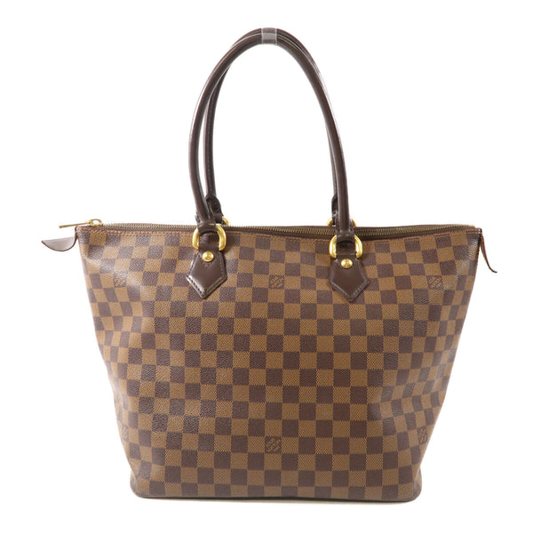 LOUIS VUITTON LV GHW Saleya MM Tote Bag Shoulder Handbag N51182 Damier Brown