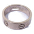 CARTIER Love Ring B4084700 18K White Gold Cartier#51 US#5.5