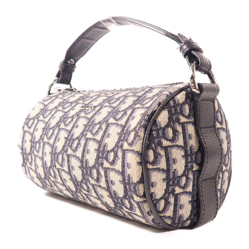 Dior Mini Roller Bag Shoulder Bag Canvas Blue