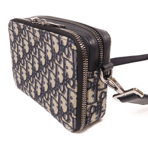 Christian Dior CD SHW Oblique Camera Bag Shoulder Bag Canvas