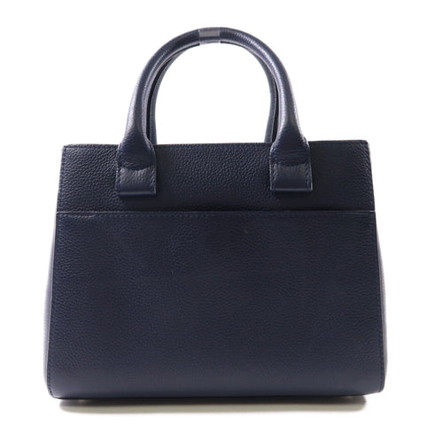 CHANEL CC SHW Neo Executive Tote 2 Way Shoulder Bag Calfskin Leather Navy