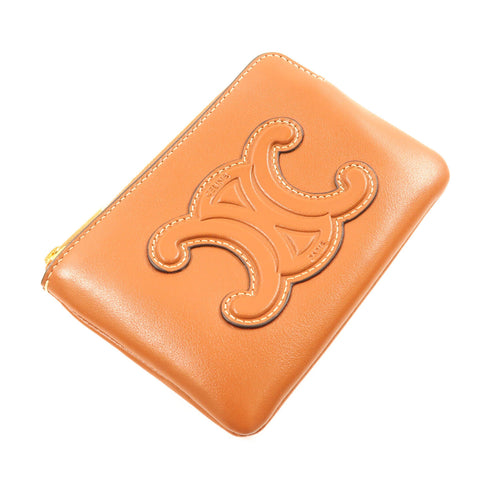 CELINE GHW Coin Bag Purse Calfskin Leather