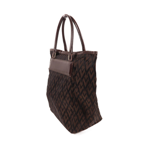 Valentino SHW Tote Bag Canvas Brown
