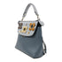 FENDI SHW 2 Way Shoulder Bag 8BZ042 A1AT Calfskin Leather Gray