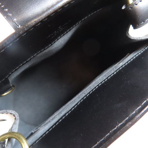 LOUIS VUITTON LV GHW Cluny Shoulder Bag M52252 Epi Leather Black