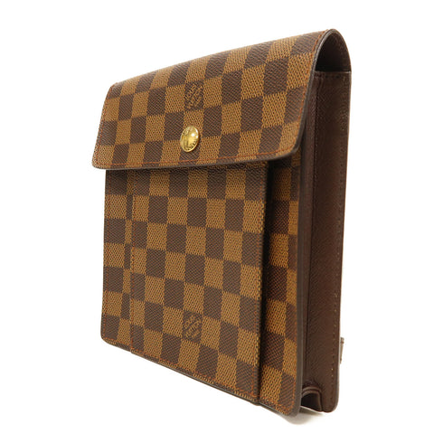 LOUIS VUITTON LV GHW Pimlico Shoulder Bag N45272 Damier Brown