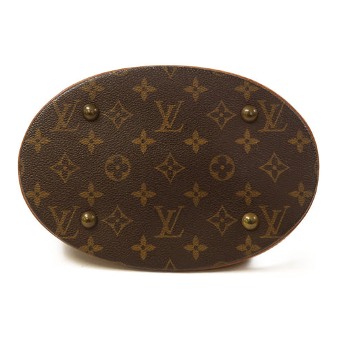 LOUIS VUITTON LV GHW Bucket PM Tote Bag Handbag M42238 Monogram Brown