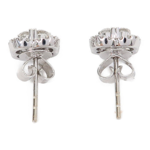 Fine Jewelry 0.71ct Diamond 0.005ct Diamond 3.30g Earrings 18K White Gold