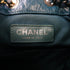 CHANEL Herringbone CC SHW Gabrielle Backpack Lambskin Leather Green