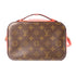 LOUIS VUITTON LV GHW Saintonge 2 Way Shoulder Handbag M43556 Monogram Brown/Red