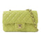 CHANEL CC GHW Classic 20 Shoulder Bag A69900 Lambskin Leather Light Green