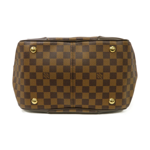 LOUIS VUITTON LV GHW Verona MM Shoulder Bag N41118 Damier Ebene Brown