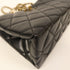 CHANEL CC GHW Chain Shoulder Bag Lambskin Leather Black