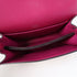 HERMES PHW Mini Roulis Shoulder Bag Evercolor Leather Rose Pourpre