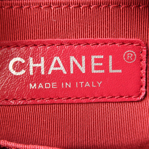 CHANEL CC Gabrielle Chain Shoulder Bag A93824 Calfskin Leather White/Black