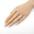 BVLGARI Full Eternity Pave Diamond Ring 18K White Gold US#5