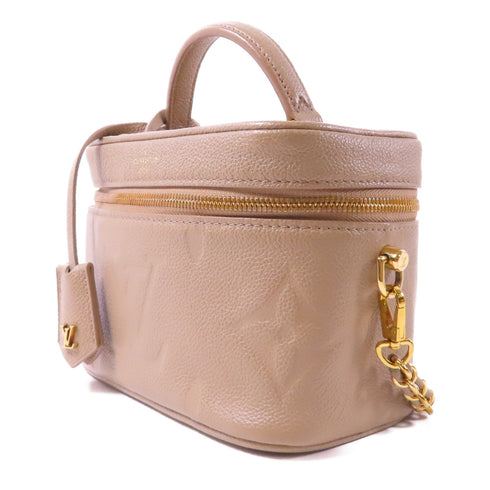 LOUIS VUITTON LV GHW Vanity 2 Way Bag M45608 Monogram Empreinte Touerelle Beige
