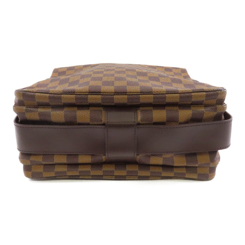 LOUIS VUITTON LV GHW Naviglio Messenger Shoulder Bag N45255 Damier Ebene Brown