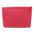 CHANEL CC GHW Pouch Calfskin Leather Pink