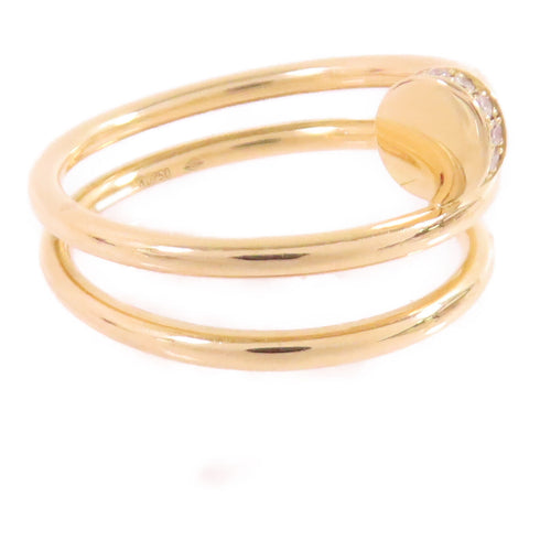 CARTIER Juste Un Clou Diamond Ring Cartier#59 US#8.5 Ring CUH920 18K Yellow Gold