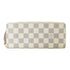 LOUIS VUITTON LV GHW Clémence Long Wallet N61264 Damier Azur White