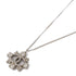 CHANEL CC Necklace Metal Silver
