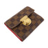 LOUIS VUITTON LV GHW Pottefeuille Koala Wallet Fold Wallet N58013 Damier Brown