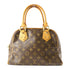 LOUIS VUITTON LV GHW Manhattan PM Handbag M40026 Monogram Brown v1
