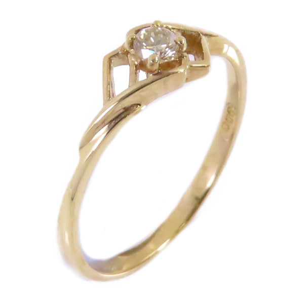 JEWELRY Diamond Ring US#6 Ring 18K Yellow Gold v1