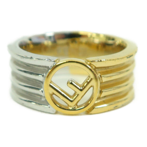 FENDI Ring Metal Gold/Silver US#5.75