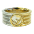 FENDI Ring Metal Gold/Silver US#5.75