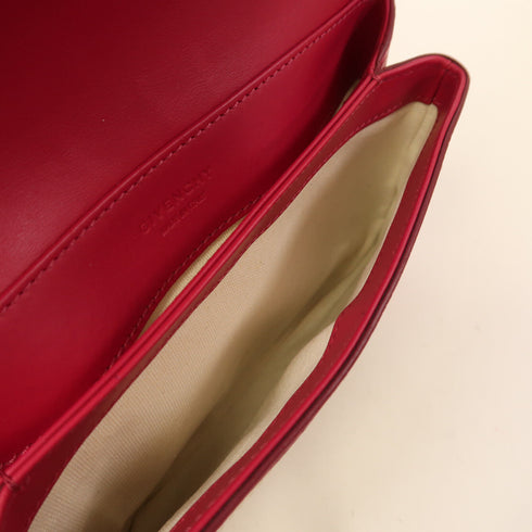 GIVENCHY GHW Duetto Bag Shoulder Bag Calfskin Leather Black