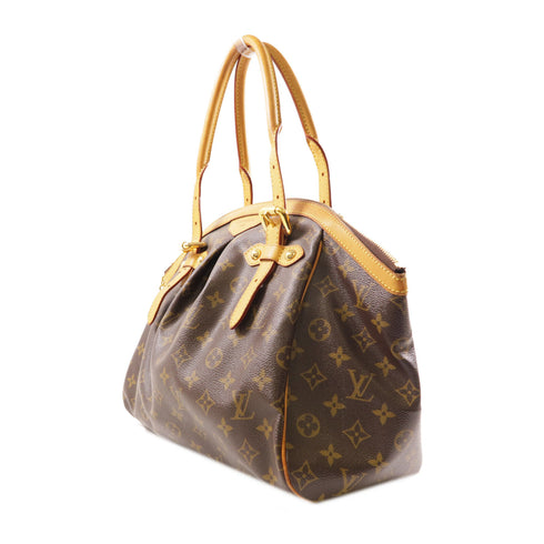 LOUIS VUITTON LV GHW Tivoli GM Shoulder Bag M40144 Monogram Brown v6