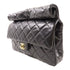 CHANEL CC GHW Clutch AS4199 Lambskin Leather Black