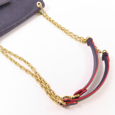 LOUIS VUITTON LV GHW Vavin PM Shoulder Bag M52271 Monogram Empreinte Navy